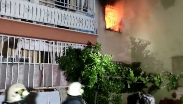 Antalya’da apartman sakinlerini sokağa döken yangın