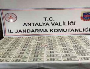 Antalya’da sahte dolar operasyonu: 2 gözaltı