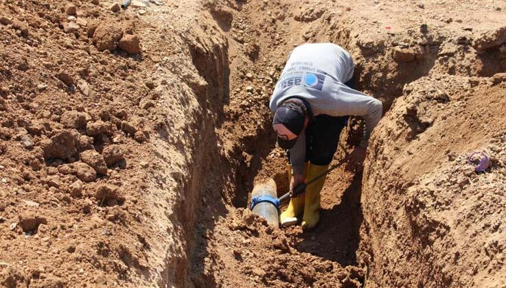 Döşemealtı’nda içme suyu hatları yenileniyor