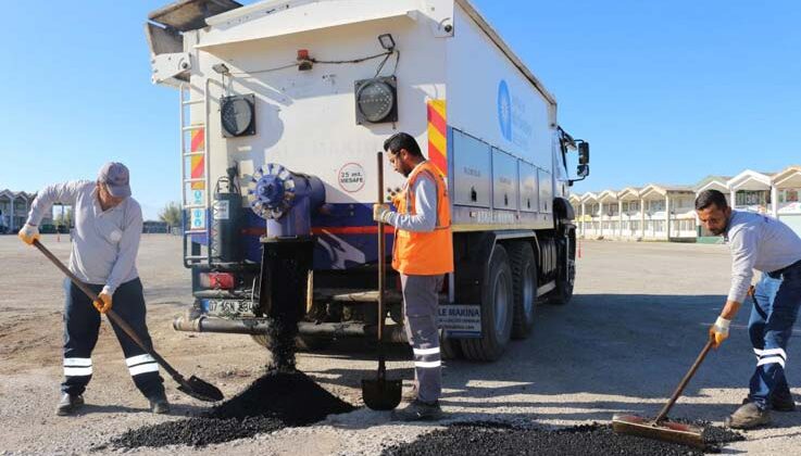 Serik Çandır Toptancı Hali’nde yenileme çalışmaları