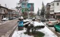 Antalya’nın Elmalı ilçesinde kar sevinci