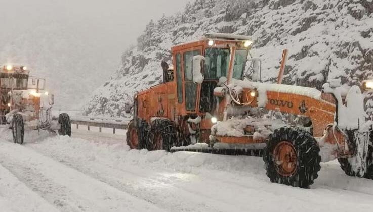 Antalya-Konya Karayolu tırların geçişine açıldı