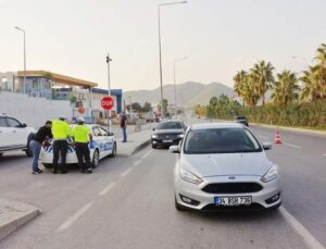 Gazipaşa’da trafikte bayram denetimi