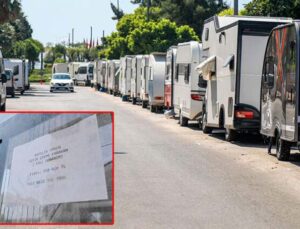 Mahalleliyi isyan ettiren ‘karavan park’, ‘karavan galeri’ye döndü