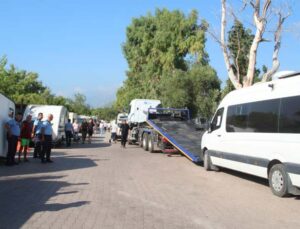 Antalya’da zabıtadan karavan operasyonu