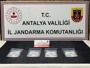 Antalya’da jandarmadan uyuşturucu operasyonu: 1 gözaltı