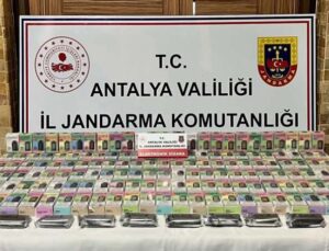 Antalya’da kaçak 287 elektronik sigara ele geçirildi