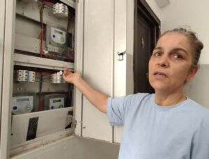 Kiracı kadına elektik saati zulmü