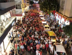 Alanya’da fener alaylı 30 Ağustos kutlaması