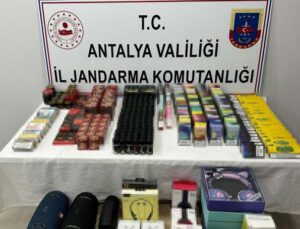 Manavgat’ta kaçak sigara operasyonu: 2 gözaltı