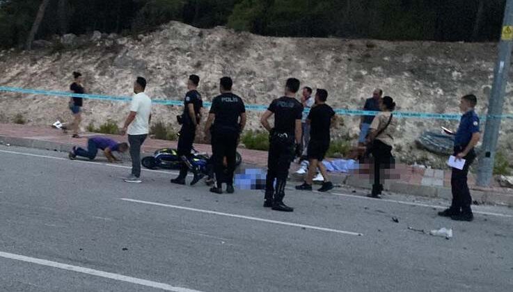 Antalya’da motosiklet faciası: 3 genç hayatını kaybetti