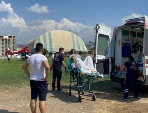 İmdadına hava ambulansı yetişti