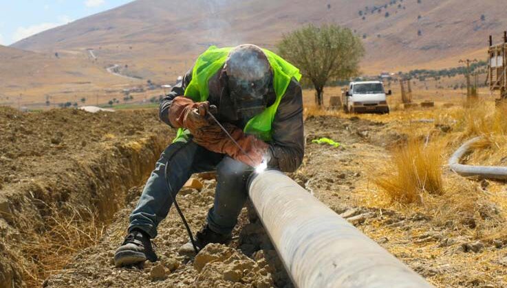 ASAT, Avdan ve Beğiş mahallelerinin içme suyu hattını yeniliyor