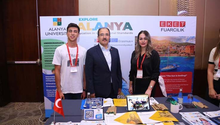 Alanya Üniversitesi, Türk Üniversiteleri Eğitim Fuarı’na katıldı