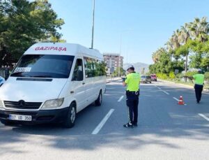 Yolcu minibüsleri denetlendi