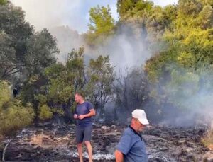 Manavgat’taki makilik yangını korkuttu