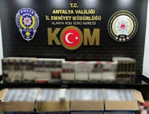 Antalya’da kaçak tütün ürünleri satan 11 şahsa işlem yapıldı