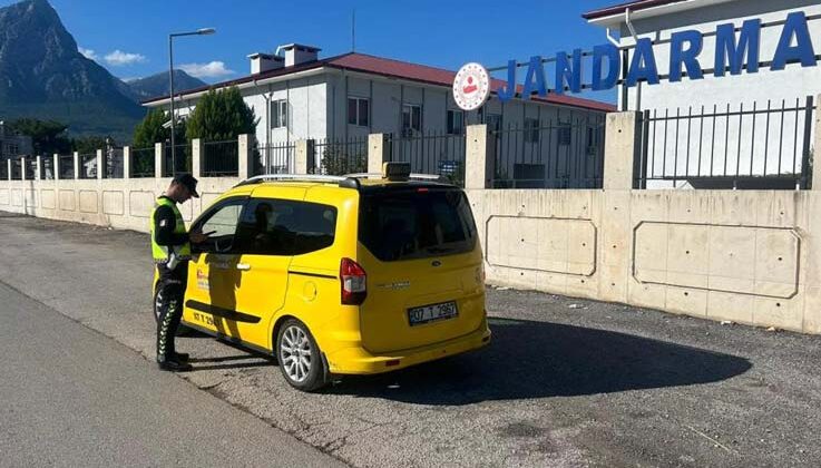 Kurallara uymayan ticari taksi sürücülerine ceza yağdı