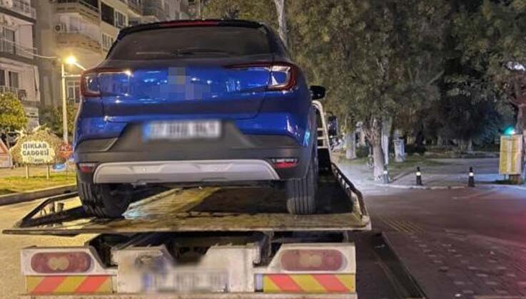 Antalya’da korsan taşımacılık yapan 28 otomobil tarafikten men edildi