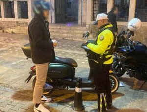 Antalya’da motosiklet ve motorlu bisiklet denetimi