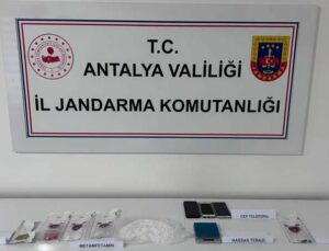 Alanya’da 300 gram metamfetamin ele geçirildi