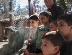 Antalya Doğal Yaşam Parkı çocuk sesleriyle renklendi