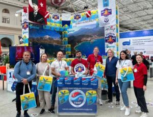 Kemer’in dalış turizm zenginliği Rusya’da tanıtılıyor