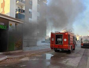 Soba karşısında kurumaya bırakılan süngerler yangına sebep oldu