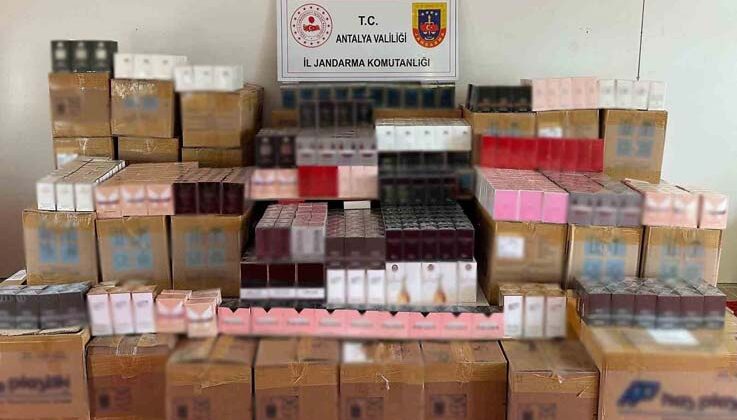 Alanya’da 4 milyon değerinde kaçak parfüm ele geçirildi