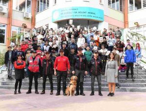 Konyaaltı’nda özel öğrencilere deprem tatbikatı