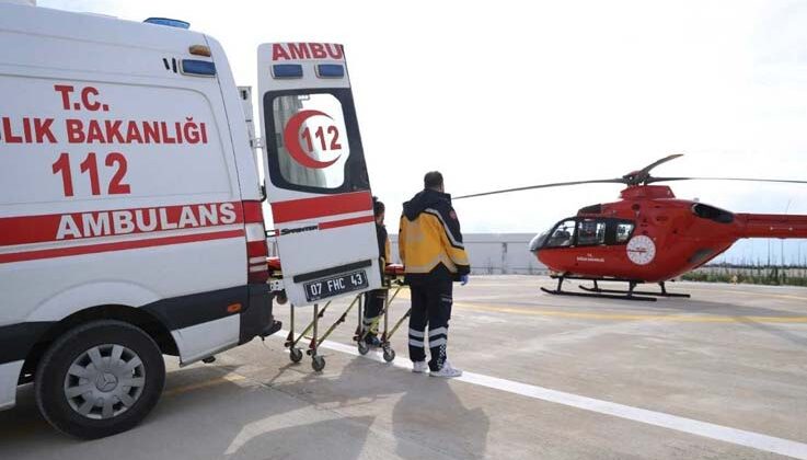 Antalya Şehir Hastanesi, hava ambulansıyla hasta kabulüne başladı