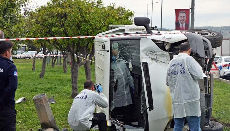 Ceza infaz koruma aracı devrildi: 1 ölü, 1 yaralı