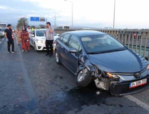 Köprüdeki feci kaza ucuz atlatıldı