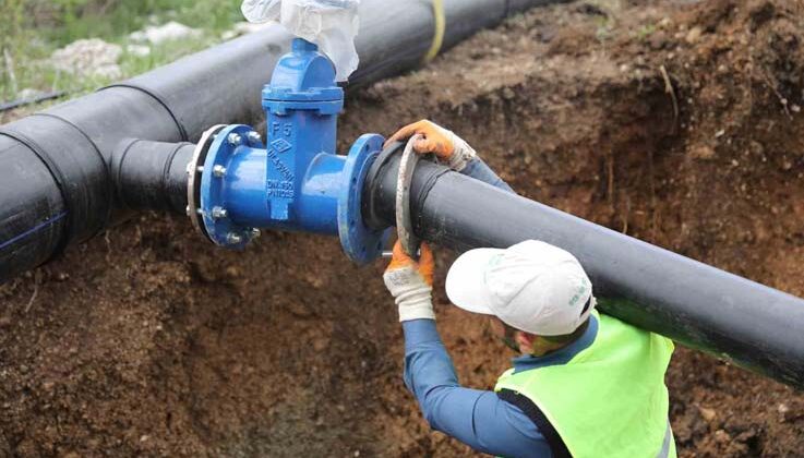 Antalya Büyükşehirden, Kaş Akörü’ne kapalı devre sulama sistemi