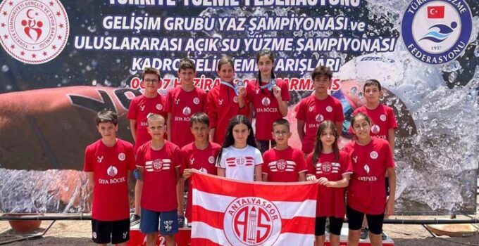 Antalyaspor’un 7 yüzücüsü milli takımda