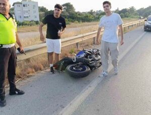 Manavgat çevreyolunda motosiklet kazası: 2 yaralı