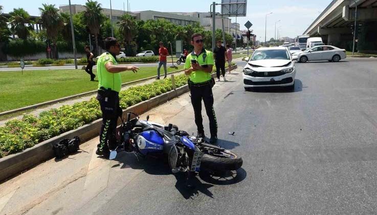 10 metrelik mesafede 2 kez kırmızı ışıkta geçti, hastanelik oldu