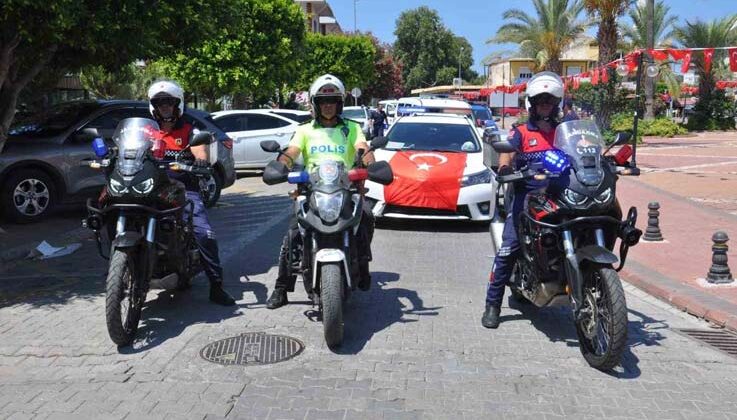 Gazipaşa’da 15 Temmuz Konvoyu düzenlendi