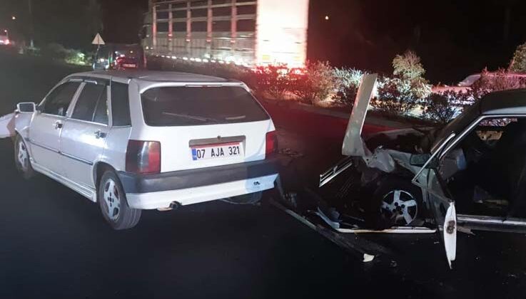 Manavgat’ta trafik kazası: 2 yaralı