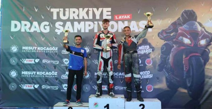 Kepez’de Motodrag rüzgarı esti