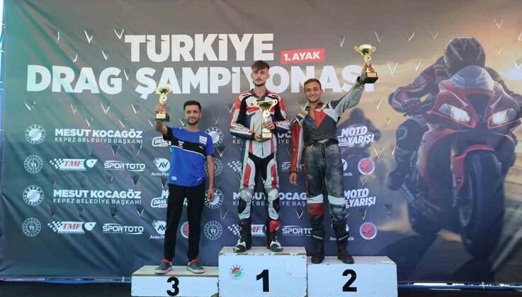 Kepez’de Motodrag rüzgarı esti