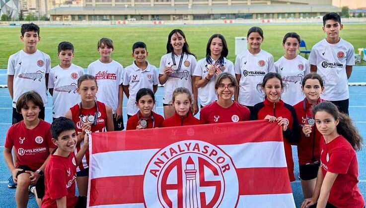 Antalyaspor Atletizm Takımı, Konya’da 10 madalya topladı