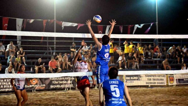 Manavgat’ta plaj voleybolu coşkusu başladı