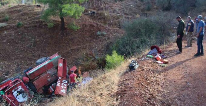 Antalya’da arazöz devrildi, 3 orman işçisi yaralandı