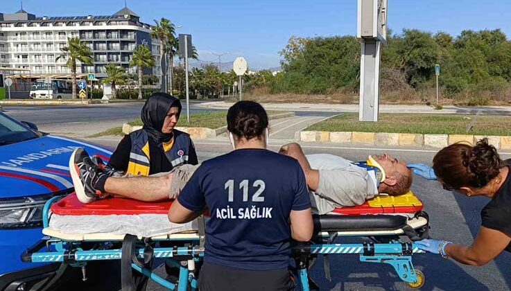 Antalya’da 2 motosiklet çarpıştı: 1 yaralı