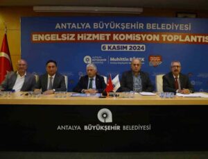 Engelsiz Hizmet Komisyonu toplandı, engelli bireylerin sorunları görüşüldü