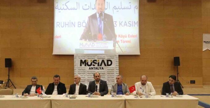 MÜSİAD Antalya Dost Meclisi Hasbihal ve VEFA Toplantısı