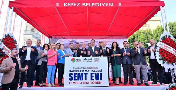 Kepez’e 38 projenin ikincisinin de temeli atıldı