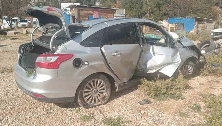 Antalya-Konya karayolunda trafik kazası: 1 ölü, 1 yaralı