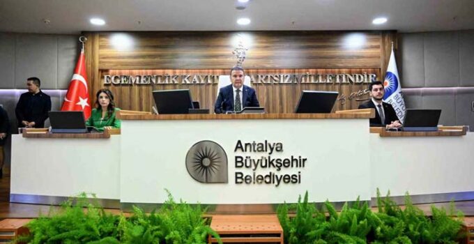 Antalya Büyükşehir Belediyesi’nin 2025 yılı tahmini bütçesi 39 milyar TL